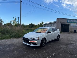 2012 Mitsubishi Lancer X Рестайлинг, белый, 730000 рублей, вид 1