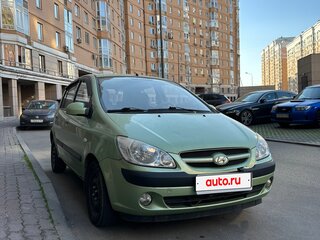 2008 Hyundai Getz I Рестайлинг, зелёный, 370000 рублей, вид 4