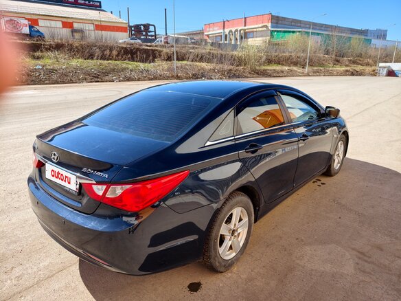 2010 Hyundai Sonata VI (YF), синий, 850000 рублей - вид 6