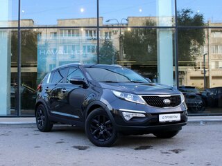 2014 Kia Sportage III Рестайлинг, чёрный, 1450000 рублей, вид 3