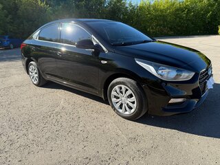 2019 Hyundai Solaris II, чёрный, 1420000 рублей, вид 1