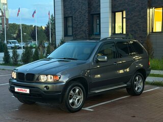 2002 BMW X5 3.0i I (E53), серый, 1800000 рублей, вид 1