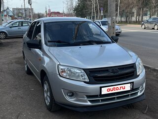 2014 Lada (ВАЗ) Granta I, серебристый, 420000 рублей, вид 2