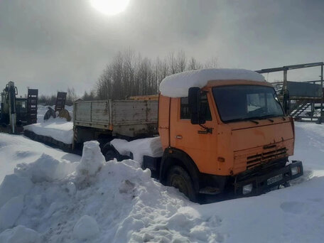 1996 КамАЗ 54115, оранжевый, 1000000 рублей, вид 1