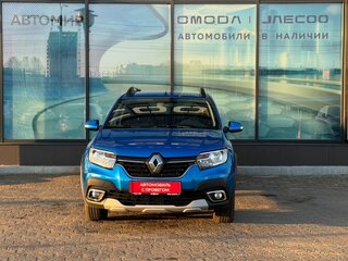 2019 Renault Sandero Stepway II Рестайлинг, синий, 1190000 рублей, вид 2