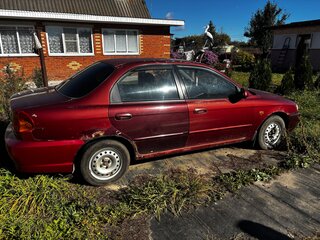 2007 Kia Spectra I Рестайлинг 2, красный, 130000 рублей, вид 3