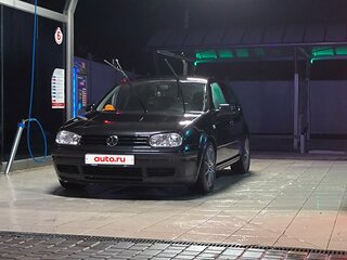 1998 Volkswagen Golf IV, чёрный, 355000 рублей, вид 1