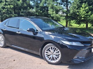2020 Toyota Camry VIII (XV70), чёрный, 3600000 рублей, вид 4