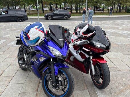 1999 Yamaha YZF-R6, красный, 350000 рублей, вид 5