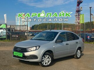 2019 Lada (ВАЗ) Granta I Рестайлинг, серебристый, 599000 рублей, вид 2