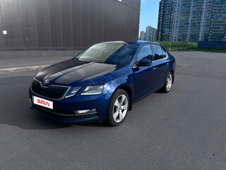 2017 Skoda Octavia III (A7) Рестайлинг, синий, 1600000 рублей, вид 1