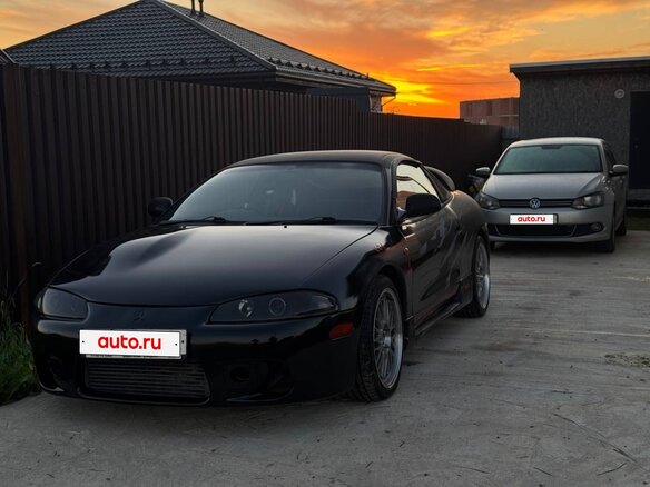 1997 Mitsubishi Eclipse II, чёрный, 1100000 рублей - вид 2