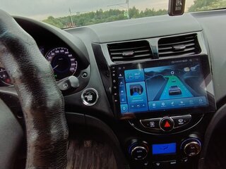 2012 Hyundai Solaris I, серебристый, 800000 рублей, вид 5