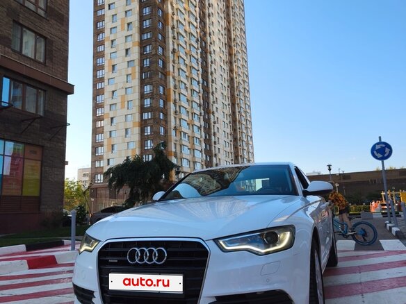 2012 Audi A6 IV (C7), белый, 1900000 рублей - вид 6