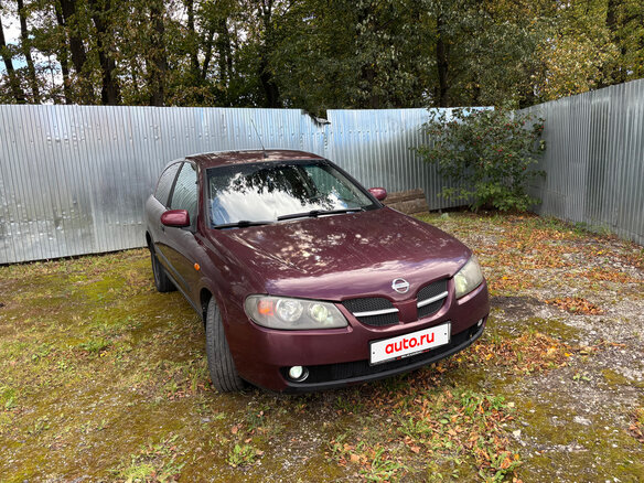 2004 Nissan Almera II (N16) Рестайлинг, красный, 360000 рублей - вид 4