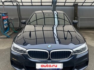 2018 BMW 5 серии 520d VII (G30/G31/G38), синий, 3800000 рублей, вид 1