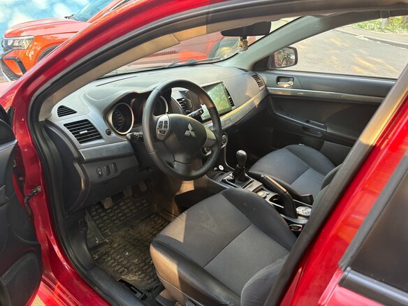 2008 Mitsubishi Lancer X, красный, 850000 рублей - вид 6