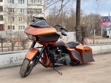 2011 Harley-Davidson Road Glide, оранжевый, 1250000 рублей, вид 5