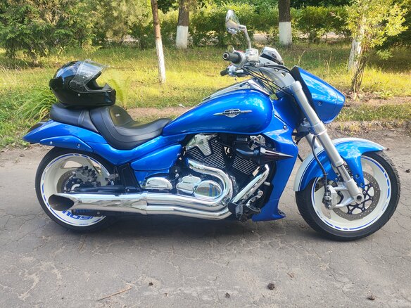 2007 Suzuki Boulevard M109R, синий - вид 2