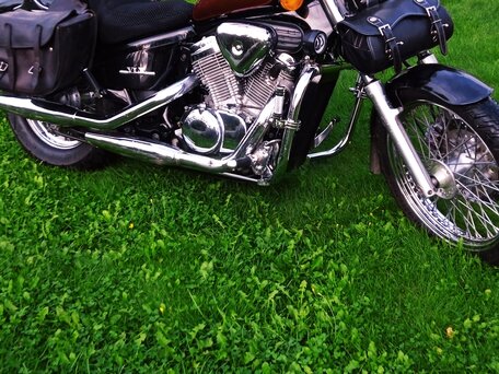 1996 Honda Steed 600, чёрный, 370000 рублей, вид 2