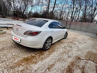 2010 Mazda 6 II (GH) Рестайлинг, белый, 750000 рублей, вид 4