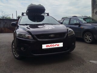 2008 Ford Focus II Рестайлинг, чёрный, 380000 рублей, вид 2