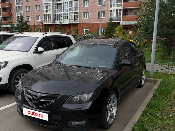 2008 Mazda 3 4-speed I (BK) Рестайлинг, чёрный, 510000 рублей