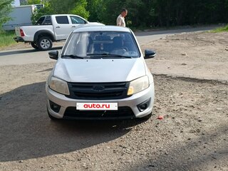 2014 Lada (ВАЗ) Granta I, серебристый, 280000 рублей, вид 1