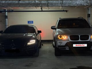 2008 BMW X5 30d II (E70), серебристый, 1390000 рублей, вид 3