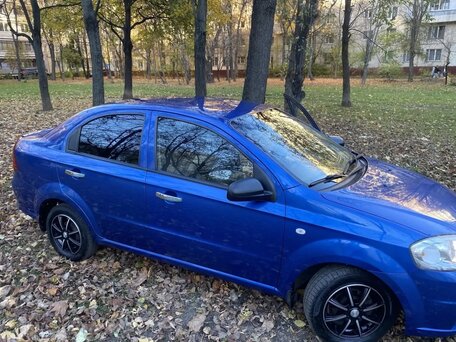 2010 Chevrolet Aveo I Рестайлинг, синий, 450000 рублей, вид 3