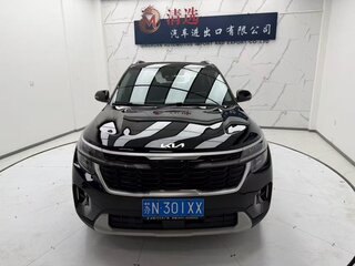 2023 Kia Seltos I Рестайлинг, чёрный, 1900000 рублей, вид 2