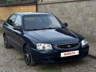 2007 Hyundai Accent ТагАЗ II, синий, 280000 рублей, вид 2