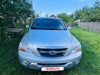 2009 Kia Sorento I Рестайлинг, серебристый, 950000 рублей, вид 2