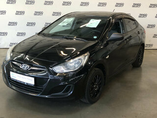 2013 Hyundai Solaris I, чёрный, 570000 рублей, вид 1