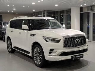 2019 Infiniti QX80 I Рестайлинг 2, белый, 5533000 рублей, вид 3