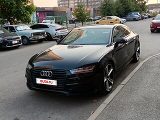 2016 Audi A7 I (4G) Рестайлинг, чёрный, 3299000 рублей, вид 2