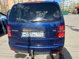 2008 Volkswagen Touran I Рестайлинг, синий, 700000 рублей, вид 4