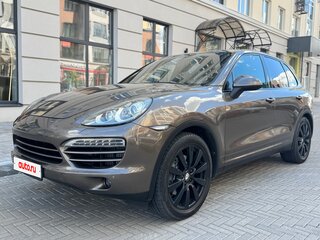 2011 Porsche Cayenne Diesel II (958), коричневый, 2750000 рублей, вид 5