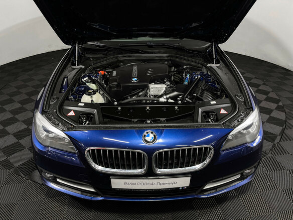 2015 BMW 5 серии 520i VI (F10/F11/F07) Рестайлинг, синий - вид 9