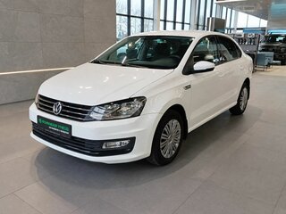 2018 Volkswagen Polo V Рестайлинг, белый, 999000 рублей, вид 3