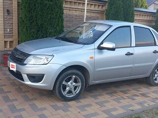 2013 Lada (ВАЗ) Granta I, серебристый, 370000 рублей, вид 2