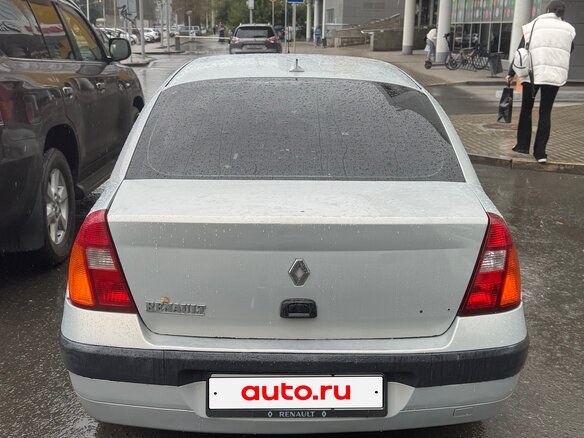 2002 Renault Symbol I Рестайлинг, голубой, 185000 рублей - вид 2