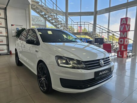 2019 Volkswagen Polo V Рестайлинг, белый, 1630000 рублей, вид 4