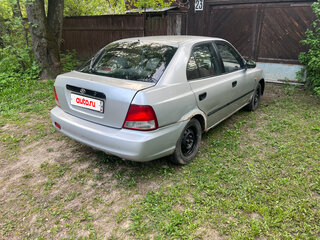 2000 Hyundai Accent II, серебристый, 150000 рублей, вид 5