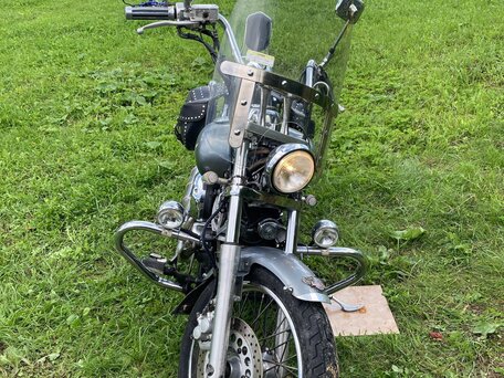 1997 Yamaha XVS400 Drag Star, серый, 290000 рублей, вид 4
