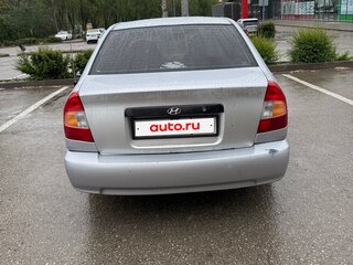 2006 Hyundai Accent ТагАЗ II, серебристый, 190000 рублей, вид 4