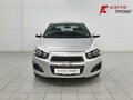 2013 Chevrolet Aveo II, серебристый - вид 1