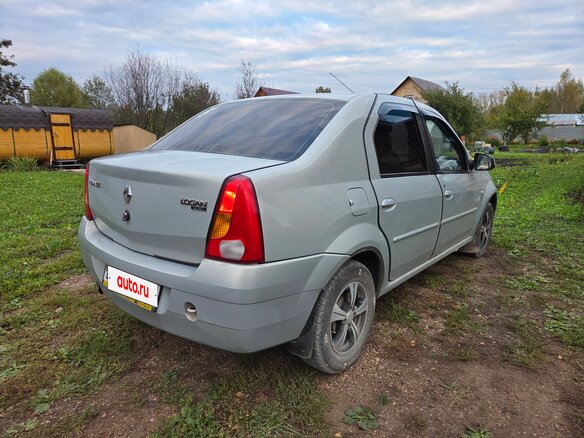 2008 Renault Logan I, серый, 280000 рублей - вид 5