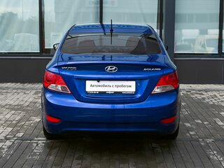 2011 Hyundai Solaris I, синий, 615000 рублей, вид 4