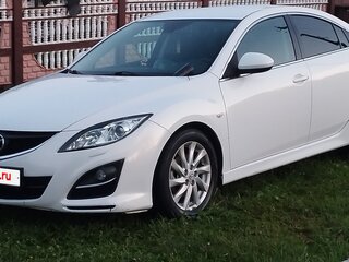 2011 Mazda 6 II (GH) Рестайлинг, белый, 920000 рублей, вид 1